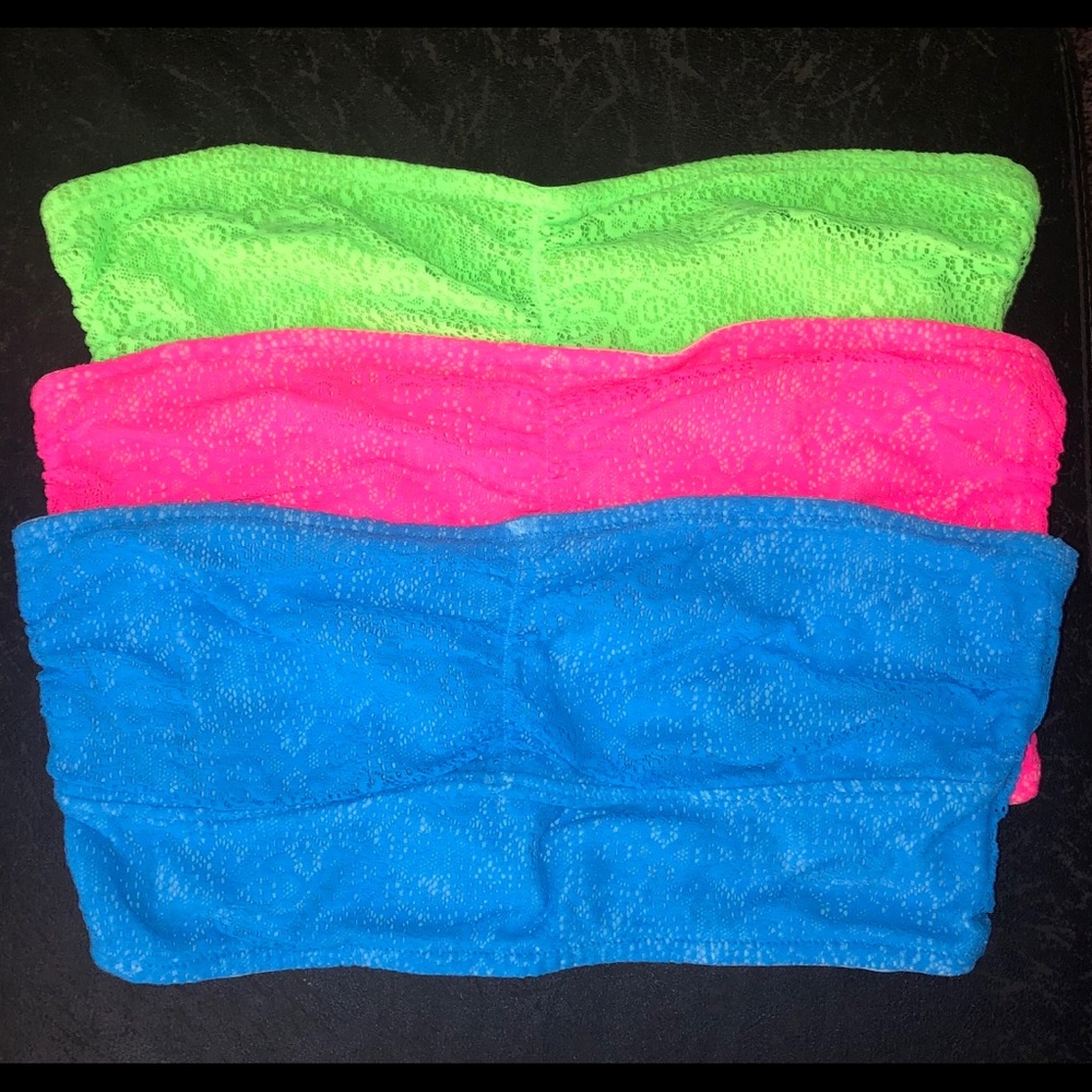 Gilly Hicks Bright Lace Bandeaus